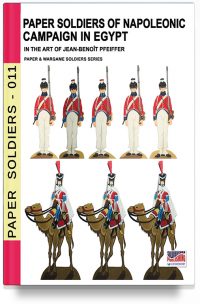 Paper soldiers of Napoleonic campaign in Egypt